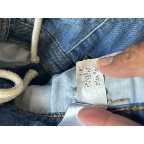 Wonderly Women's Size 10 Cropped Wide Leg Medium Wash Ankle Jeans - Picture 6 of 7